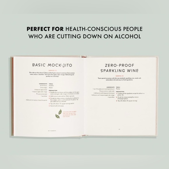 Mocktail Party Recipe Book, hardcover - Picture 6 of 7